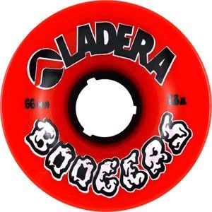 Ladera Boogers 63mm 78a Red Skateboard Wheels (Set Of 4