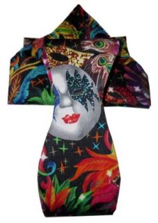 Mardi Gras New Orleans Bow Tie and Handkerchief Clothing
