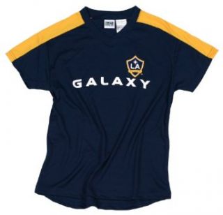 LA Galaxy MLS Soccer Boys Team Jersey, Navy: Clothing