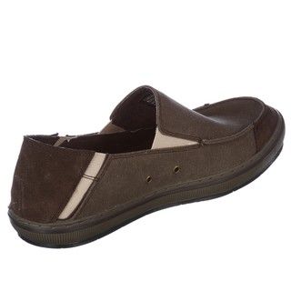 Skechers Mens Planted Chocolate Canvas Slip ons