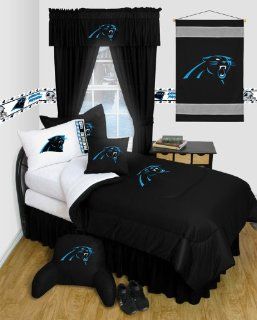 Carolina Panthers Queen Size Locker Room Bedroom Set