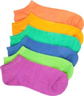FULL TILT Neon 6 Pack Socks Clothing