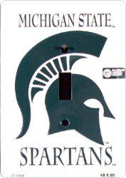 Metal Michigan State MSU Spartans Light Switch Plate Cover