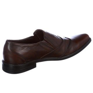 Skechers Backstage Mens Laver Brown Leather Loafers