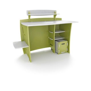 Legare Kids 43 inch Green/ White Desk with File Cart