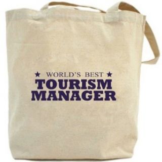 Canvas Tote Bag Beige  The Best Tourism Manager Of The