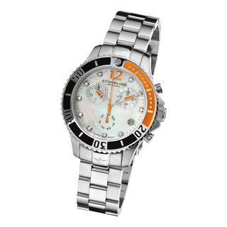 Stuhrling Original Womens Regetta Pearl Quartz Chronograph Watch