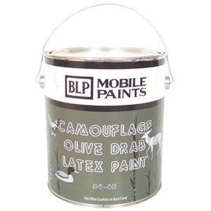 Olive Drab Latex Paint   One Gallon (Quantity 4) Sports