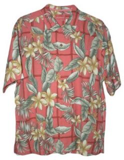Tommy Bahama Plumeria Jardin Silk Camp Shirt Clothing