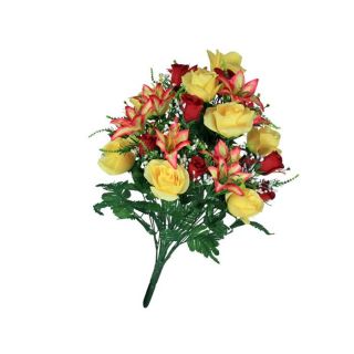 Bouquet réf   JOY c./ jaune   Bouquet composé de 36 roses, lys et