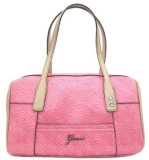 GUESS Reiko Medium Box Satchel Bag, Pink Clothing