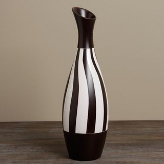 Habitad Black and White Ceramic Vase (Peru)