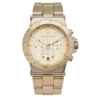 Michael Kors Womens Goldtone Chronograph Watch