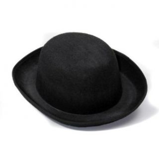 Steampunk Black Derby Felt Hat Clothing