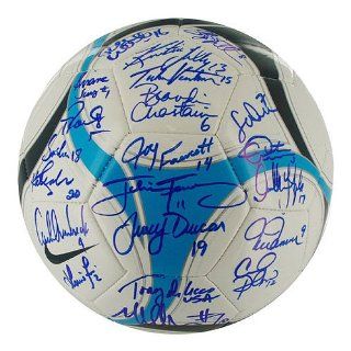 1999 USA Womens Soccer Team Signed Soccer Ball Sports