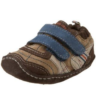 Lil Lance First Walker,Espresso/Sandstone/Demin,2 MW US Infant Shoes
