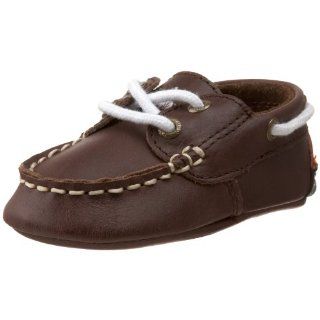 Layette Seaside Boat Shoe (Infant/Toddler),Brown,4 M US Toddler Shoes