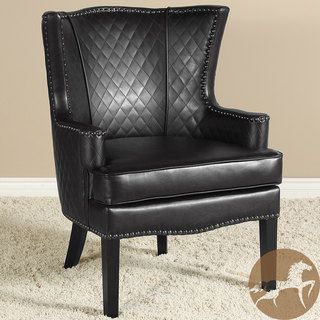 Christopher Knight Home Roma Quilted Bonded Leather Arm Chair