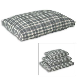 Green Plaid 53 inch Polyester Pet Bed