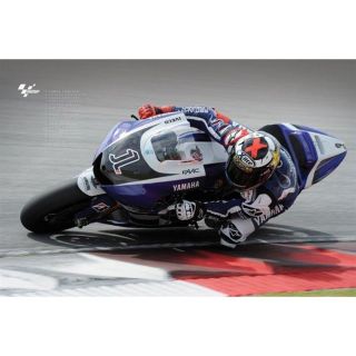 Affiche Moto G.P Jorge Lorenzo 2011 (61 x 91.5cm)   Achat / Vente
