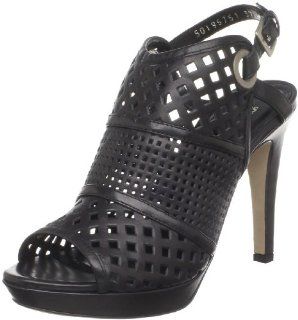  BOSS Black by Hugo Boss Womens Sharyn Sandal,Black,6.5 M US Shoes
