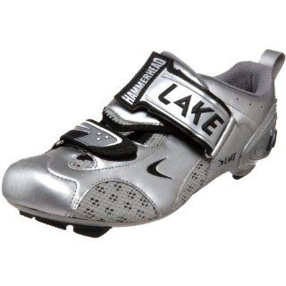 Lake Mens CX211 Cycling Shoe,Silver/Black,5 M US Shoes