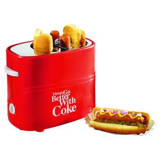 Nostalgia Electrics Coca Cola Series Pop Up Hot Dog Toaster
