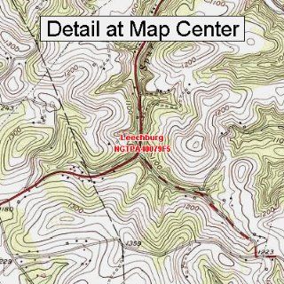 USGS Topographic Quadrangle Map   Leechburg, Pennsylvania
