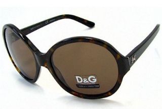 DOLCE & GABBANA D&G 3027 Sunglasses Havana Brown 502/73 Shades: Shoes