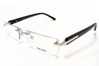  PRADA VPR 52M Eyeglasses VPR52M 7BN 1O1 Black Optical Frame Shoes