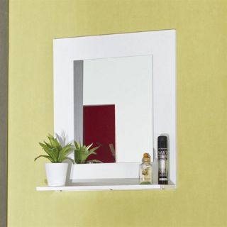 GALET Miroir tablette blanc   Achat / Vente MIROIR SALLE DE BAIN