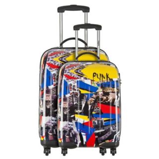 de 2 valises punk tailles m+l   43x60x26 / 50x70x30cm   4/5kg   67