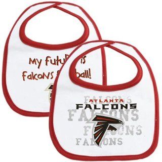 Atlanta Falcons Infant 2 Pack Feeder Bib Set   White