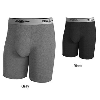 Champion Mens Performance Stretch Long Boxer Briefs (Pack of 2