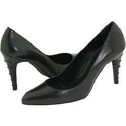 Vigotti Tatiana Black Forro Leather Pumps/Heels