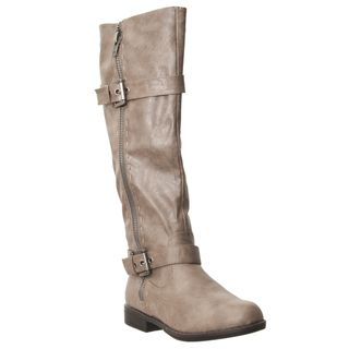 Riverberry Womens Montage Taupe Zipper detail Boots