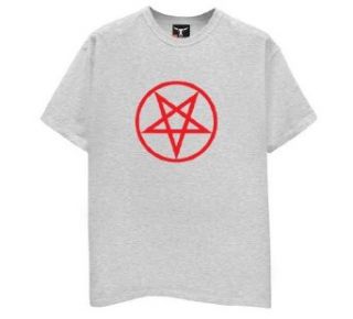 Satanic Pentagram T Shirt: Clothing