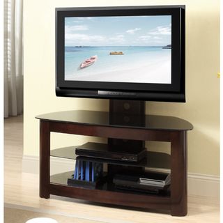 Espresso 42 inch TV Stand with Removable Mount