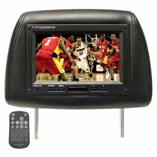 Nitro 7 inch TFT Color Monitor Headrest with Universal Mounting Pillow