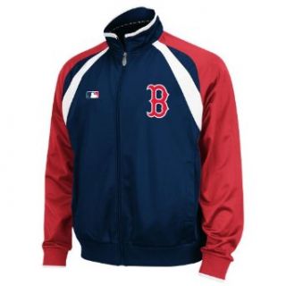 MLB Mens Boston Red Sox Thermabase Long Sleeve Full Zip