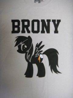 My Little Pony Brony Men Grey T shirt: Clothing