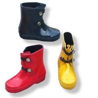 Rain Boots ~ Rubber Boots, Galoshes, Rainboots SIZE 3   4 black: Shoes