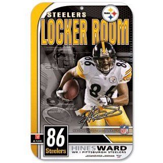 NFL Hines Ward Pittsburgh Steelers Sign: Sports & Outdoors