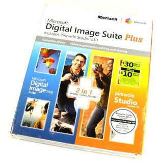 Microsoft C6Q 00001 Digital Image Suite Plus w/Pinnacle Studio v.10