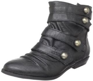  Madden Girl Womens Ecker Ankle Boot,Black Paris,7 M US Shoes