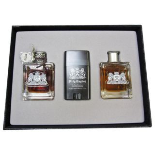 Juicy Couture Dirty English Mens 3 piece Fragrance Set