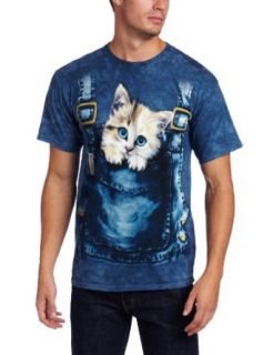 The Mountain Mens Kitty Overalls Shirt: Clothing