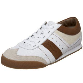 Mens Blink Fashion Retro Running,White/Chestnut,6.5 M US Shoes