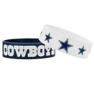 NFL Dallas Cowboys Bulky Bandz Bracelet 2 Pack: Sports