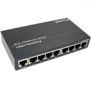 Asante FH10T8 8 ports Friendlynet Ethernet Network Hub